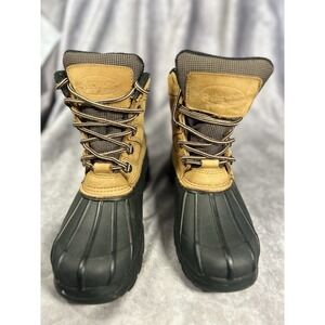 Donner Mountain Kohler Duck Boots Mens 8M Waterproof Leather Hiking Work Brown